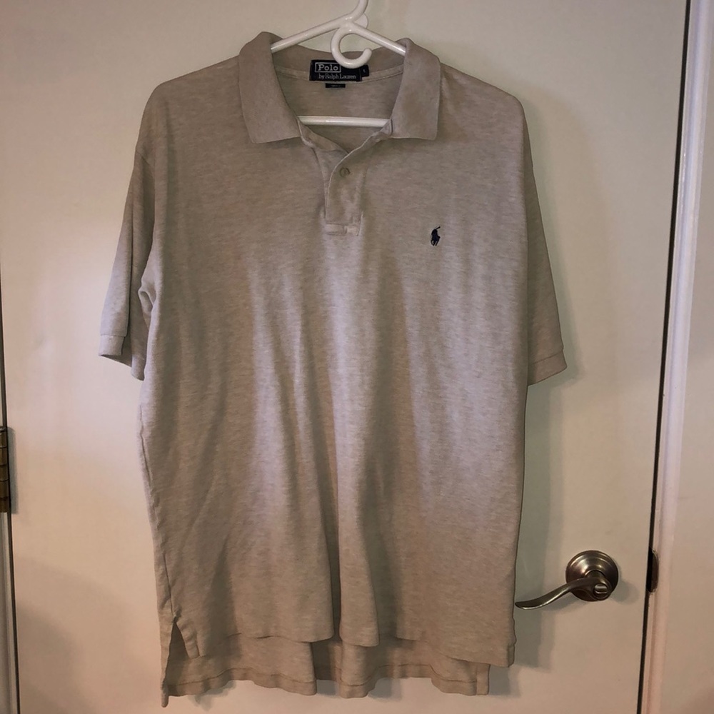 Light Tan men’s vintage polo
